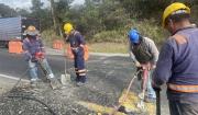 Cierres parciales en la vía al Llano por obras: tome nota a pasos alternos