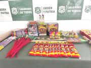 Carabineros decomisa en Tongoy fabricación de fuegos artificiales: es un delito
