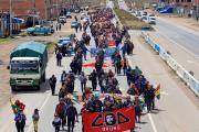 La COB intensifica protestas contra el decreto 5503 con una marcha hacia La Paz