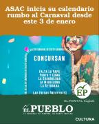 ASAC inicia su calendario rumbo al Carnaval desde este 3 de enero ‣ El Pueblo Digital Uruguay