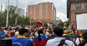 Venezolanos en Medellín celebraron captura de Nicolás Maduro