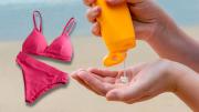 Cómo limpiar las manchas de protector solar en la bikini sin dañarla: con un truco casero