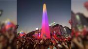 El Obelisco porteño se iluminó con los colores de Venezuela: la reacción de Jorge Macri