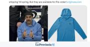 Insólita chicana de la marca del buzo que usaba Maduro