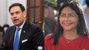 Marco Rubio dice que EE.UU. puede trabajar mejor con Delcy Rodríguez que con Nicolás Maduro
