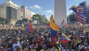 En Latinoamérica, hubo marchas a favor y en contra de Maduro