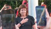 Bullrich participó del acto de venezolanos en el Obelisco y reclamó la liberación del gendarme Nahuel Gallo