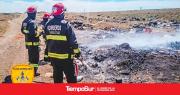 Controlaron un incendio de residuos en la Ruta N° 53