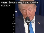 (VIDEO) Donald Trump: vamos a dirigir al pais hasta que podamos hacer una transición segura, adecuada y sensata