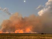 Desesperante caso de un productor pampeano: en solo tres horas, el fuego devoró casi las 6.000 hectáreas que tiene su campo