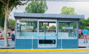 Parada de colectivo con aire acondicionado: la novedad que trae alivio en medio del verano