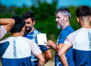 Bienvenido a casa: el Pata Pereyra dirigió su primera práctica en la Reserva de Gimnasia