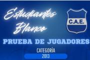 Estudiantes abre pruebas para la categoría 2013 en la Liga Santiagueña