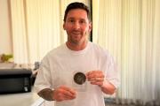 ¡La que le faltaba! Messi recibió la medalla del Tricentenario de Rosario