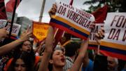 Manifestantes en Sao Paulo y Río de Janeiro protestan contra EE.UU. para pedir la liberación de Maduro