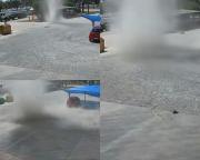 “¡Fue tremendo!”: el impactante fenómeno climático que se dio en Uruguay y quedó filmado