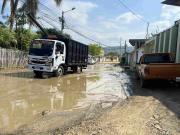 Empezó el desalojo de lodo en los barrios de la zona norte, afectados por las lluvias