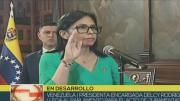 En video: Delcy Rodríguez se juramenta como presidenta encargada