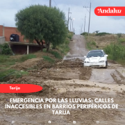 Emergencia por las lluvias: calles inaccesibles en barrios periféricos de Tarija