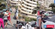 Graban a jugador de la UC Daniel González peleándose a combos en céntrica calle de Viña del Mar