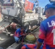 Realizado mantenimiento en sistema de aguas servidas de Las Palmitas