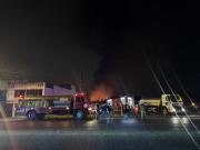 Incendio de gran magnitud destruye bodega avícola en Santo Domingo