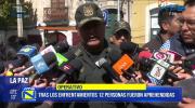Policía desmiente aprehensión del ejecutivo de la COB y confirma operativo anti explosivos