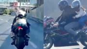 Con menor de edad a bordo: denuncian a motorista por conducción temeraria en autopista