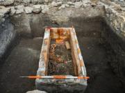 Arqueólogos descubrieron un sarcófago romano de 1.700 años de antigüedad