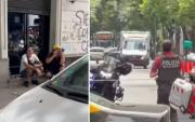 Accidente fatal frente a la casa de CFK: un taxista chocó a un motochorro y mató a otro hombre que pasaba por la zona