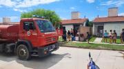 Susto en el Bº Santa Lucía: se incendió una vivienda y una familia debió ser asistida