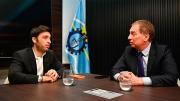 Santilli reactiva el diálogo con las provincias y se reúne con Ignacio Torres en Chubut
