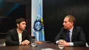 Diego Santilli, primera parada 2026 en Chubut: reforma laboral, deuda previsional e incendios