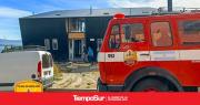 Un principio de incendio fue controlado por bomberos en una vivienda en construcción