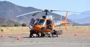 Este es el helicóptero que reforzará el combate de incendios forestales en la Región de Coquimbo