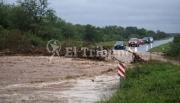 Temporal en el Valle de Lerma: impresionante video del corte de la ruta 68, cerca de Coronel Moldes