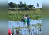 Hallan cuerpo flotando en el arroyo Ñeembucú: podría ser del niño desaparecido