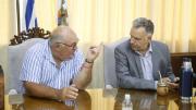 Orsi y Fratti se reunieron con el intendente de Maldonado por sequía: el presidente pidió no duplicar esfuerzos