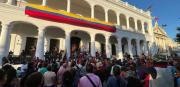 Realizan encuentro comunero en la Plaza Bolívar para exigir la liberación del presidente Nicolás Maduro y de la primera dama Cilia Flores