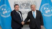 Embajador Samuel Moncada denuncia ante el secretario de la ONU la agresión armada de EE.UU.