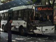 Grave choque entre dos colectivos en Monserrat: hay 18 personas heridas