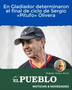 En Gladiador determinaron el final de ciclo de Sergio Pitufo Olivera ‣ Eleazar José Silva