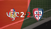Serie A: Cagliari empató 2-2 contra Cremonese sobre el final del partido