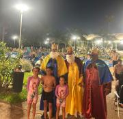 Los Reyes Magos /Visitaron Termas del Daymán en una jornada con gran presencia de público