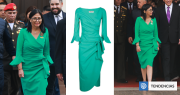 ¿Cuánto costó? El lujoso vestido italiano de Delcy Rodríguez para asumir como presidenta de Venezuela