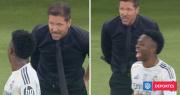 La polémica entre Simeone y Vinicius que empañó Supercopa de España: brasileño luego se burló en redes