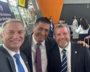 El Senador Electo Renzo Trisotti Viajó A Lima Para Coordinar Agenda Migratoria Y Corredor Humanitario En Compañía Del Presidente Electo José Antonio Kast