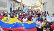Revolucionarios en Cojedes marcharon para exigir liberación de Nicolás Maduro y Cilia