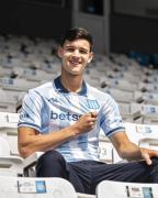 Racing presentó a la joya, Valentín Carboni