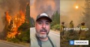 Fotógrafo argentino se quiebra al ver cómo se quema la Patagonia: No podemos hacer nada